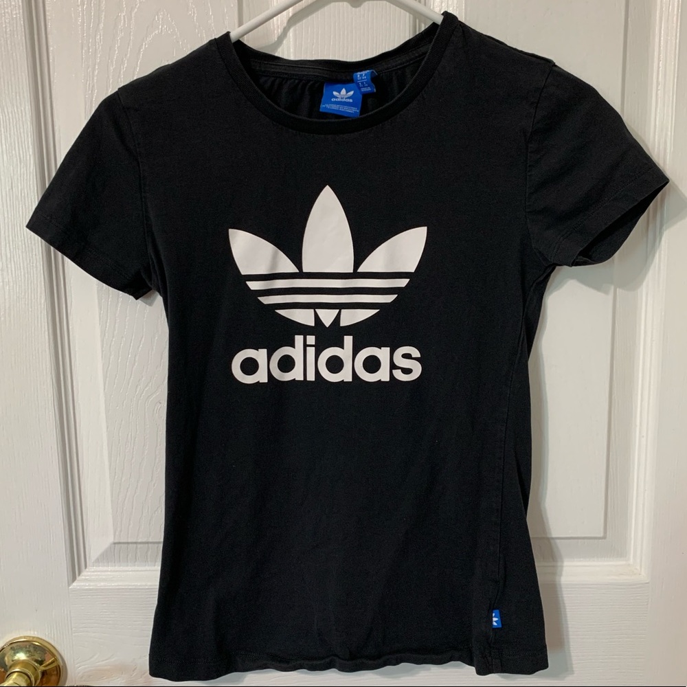 Black Adidas Fitted Tee